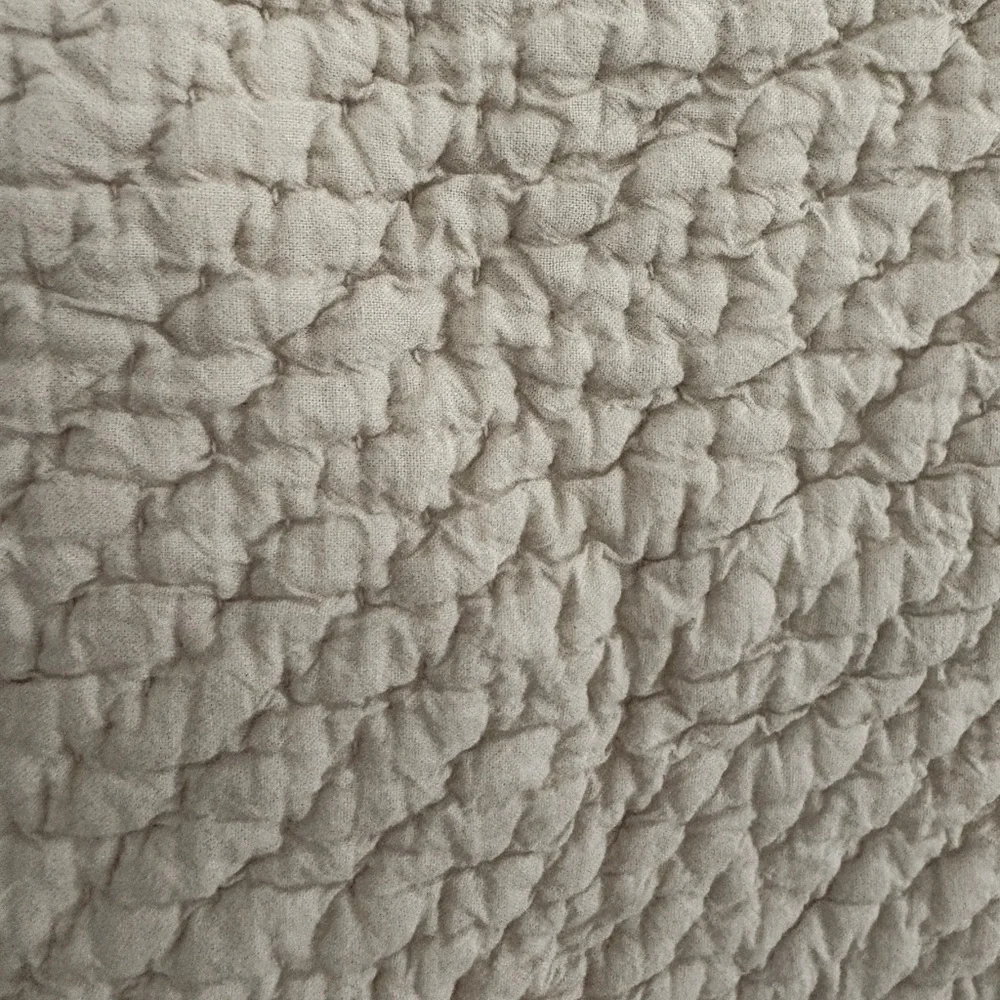 West Elm oversized pillow cover/sham. Puffy quilt design.